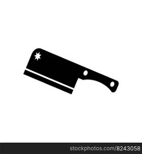 butcher knife icon vector illustration symbol design