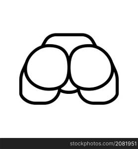 butt sex toy line icon vector. butt sex toy sign. isolated contour symbol black illustration. butt sex toy line icon vector illustration