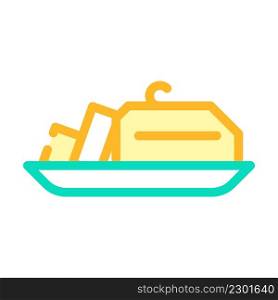 butter add color icon vector. butter add sign. isolated symbol illustration. butter add color icon vector illustration