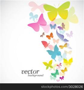 Butterfly design . Butterfly design on white background - Vector Illustration