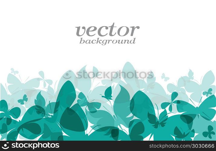 Butterfly design on white background - Vector Illustration, back. Butterfly design on white background - Vector Illustration, background