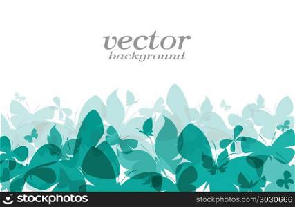 Butterfly design on white background - Vector Illustration, back. Butterfly design on white background - Vector Illustration, background