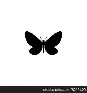 Butterfly icon logo, vector design illustration 
