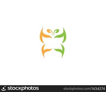 Butterfly icon vector illustration