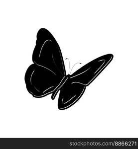 butterfly icon vector illustration symbol design