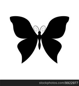 Butterfly icon vector illustration template design