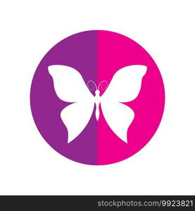 Butterfly icon vector illustration template design