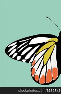 Butterfly Icon Vector isolated background