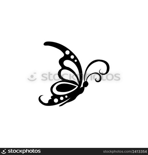 butterfly logo icon vector design template