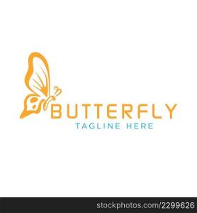Butterfly Logo Vector Design Template.