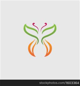  Butterfly logo Vector icon design