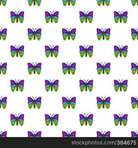 Butterfly pattern. Cartoon illustration of butterfly vector pattern for web. Butterfly pattern, cartoon style