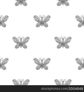 butterfly pattern. Linear art. Black and white image of a butterfly. Coloring antistress for adults. Summer light seamless design. butterfly pattern. Linear art. Black and white image of a butterfly. Coloring antistress for adults. Summer light seamless design.