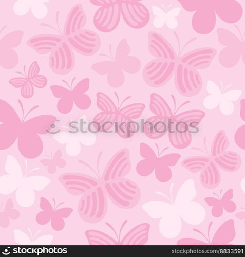 Butterfly pattern vector image
