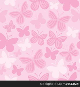 Butterfly pattern vector image