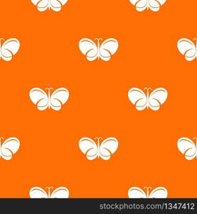 Butterfly pattern vector orange for any web design best. Butterfly pattern vector orange