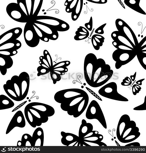 Butterfly seamless pattern