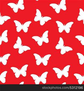 Butterfly Seamless Simple Pattern Background Vector Illustration EPS10. Butterfly Seamless Simple Pattern Background