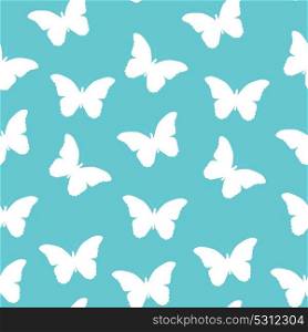 Butterfly Seamless Simple Pattern Background Vector Illustration EPS10. Butterfly Seamless Simple Pattern Background