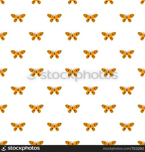 Butterfly with ornament pattern seamless in flat style for any design. Butterfly with ornament pattern seamless