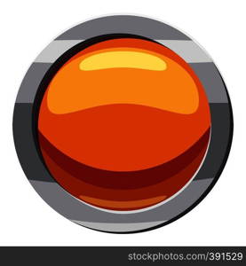 Button icon. Cartoon illustration of button vector icon for web. Button icon, cartoon style