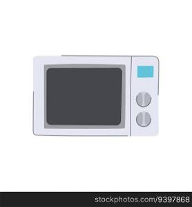 button microwave oven cartoon. electrical appliance, timer modern, cook defrost button microwave oven sign. isolated symbol vector illustration. button microwave oven cartoon vector illustration