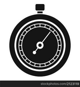 Button stopwatch icon simple vector. Stop timer. Countdown watch. Button stopwatch icon simple vector. Stop timer