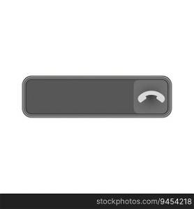 Button to end the call. Vector illustration. Eps 10. Stock image.. Button to end the call. Vector illustration. Eps 10.