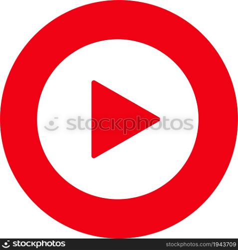 button video player icon sign design