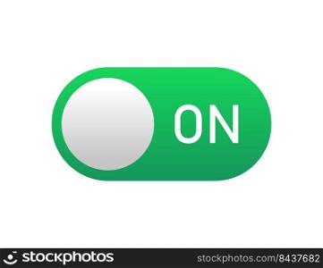 button with on. Vector illustration. stock image. EPS 10.. button with on. Vector illustration. stock image. 