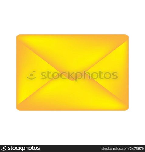 button with yellow envelope. New message concept. Logo symbol. Vector illustration. stock image. EPS 10.. button with yellow envelope. New message concept. Logo symbol. Vector illustration. stock image.