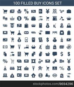 Buy icons Royalty Free Vector Image
