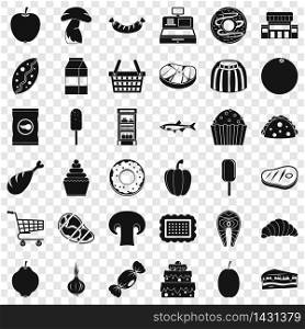 Buy icons set. Simple style of 36 buy vector icons for web for any design. Buy icons set, simple style