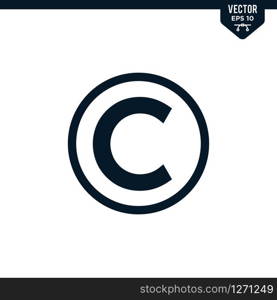 C inside circle related to copyright sign