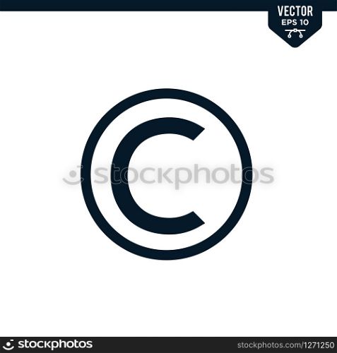 C inside circle related to copyright sign