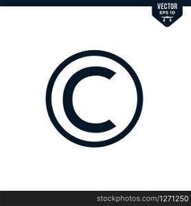 C inside circle related to copyright sign