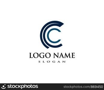C Letter Business corporate abstract unity vector logo design template