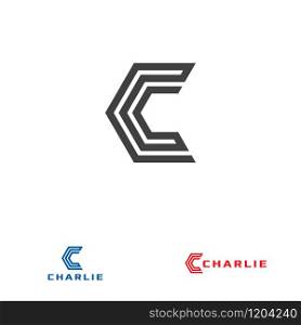 C letter design concept for business or company name initial