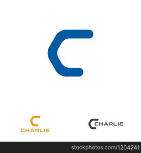 C letter design concept for business or company name initial