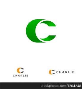 C letter design concept for business or company name initial