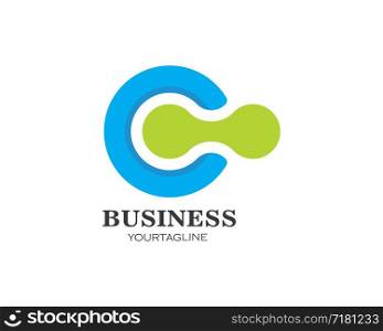 c Letter Logo Business Template Vector icon