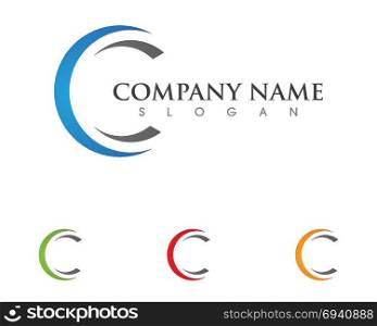 C Letter Logo Template. C Letter Logo Template vector icon design