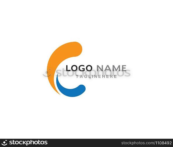 C Letter Logo Template vector