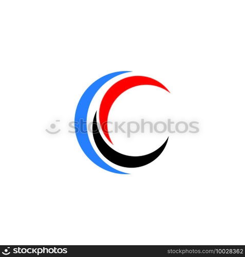 C Letter Logo Template vector icon design