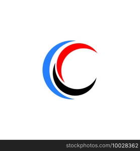 C Letter Logo Template vector icon design