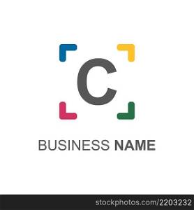 C letter logo vector template