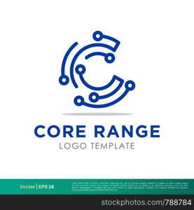 C Letter Technology Vector Icon Logo Template Illustration Design. Vector EPS 10.