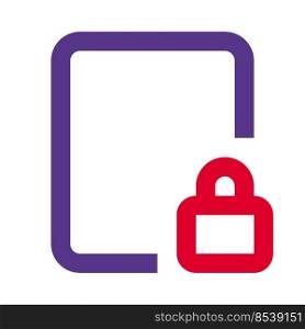 C programming file with password protected padlock