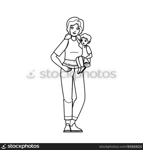 c section woman vector. setion esarean, surgery body, pregnant delivery, belly reovery, birth abdomen c section woman character. people black line illustration. c section woman vector