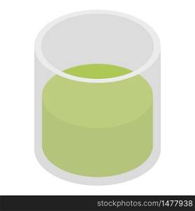 Cabbage juice icon. Isometric of cabbage juice vector icon for web design isolated on white background. Cabbage juice icon, isometric style